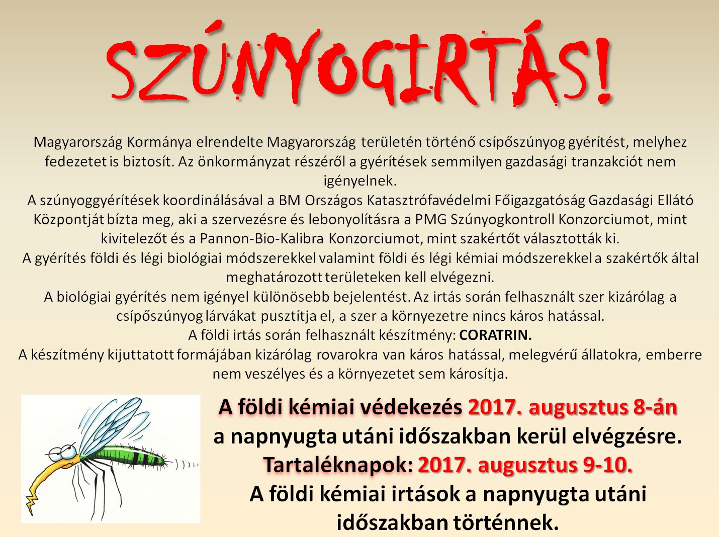 Szúnyogirtás 2018/3