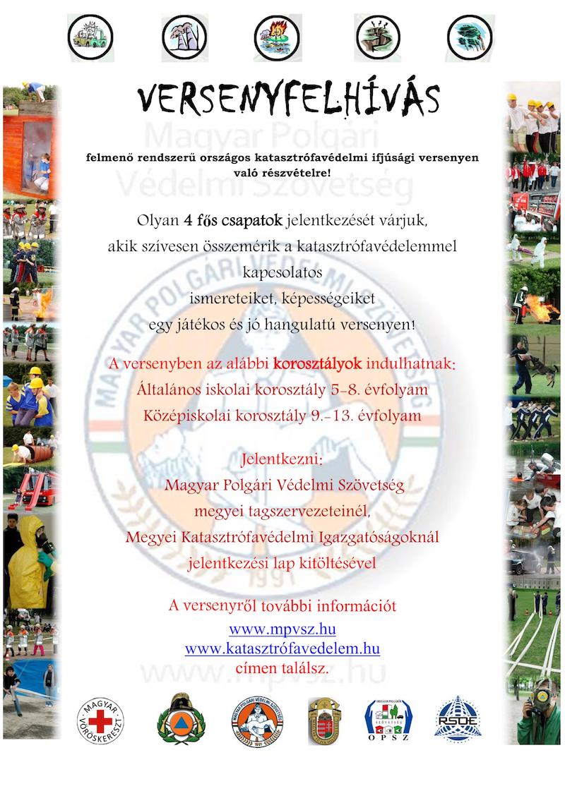 Versenyfelhívás katasztrófavédelmi versenyre