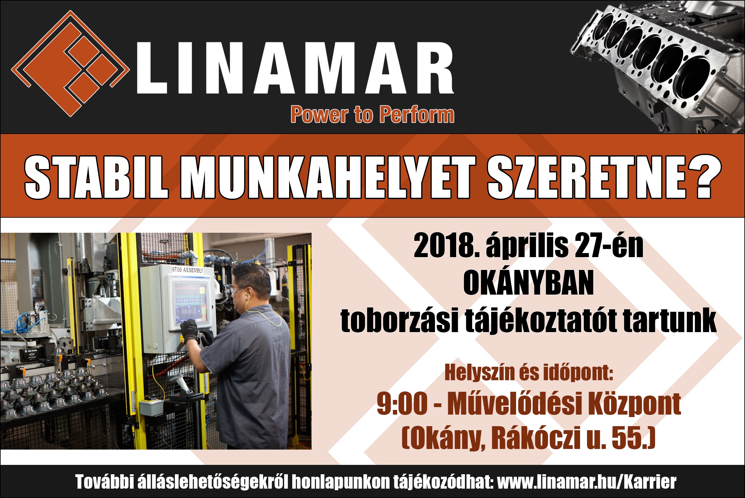 LINAMAT toborzási tájékoztató