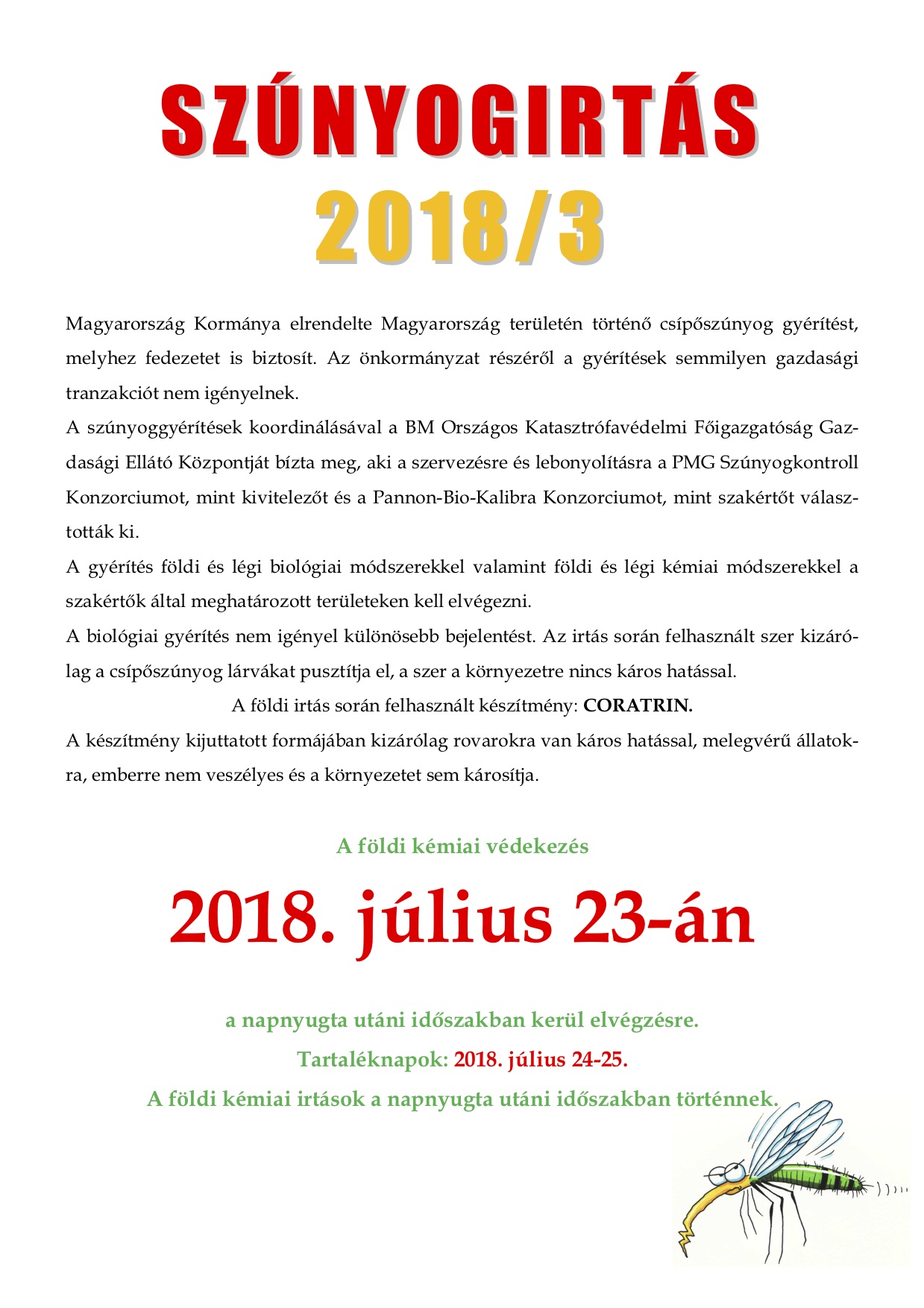 Szúnyogirtás 2018/3