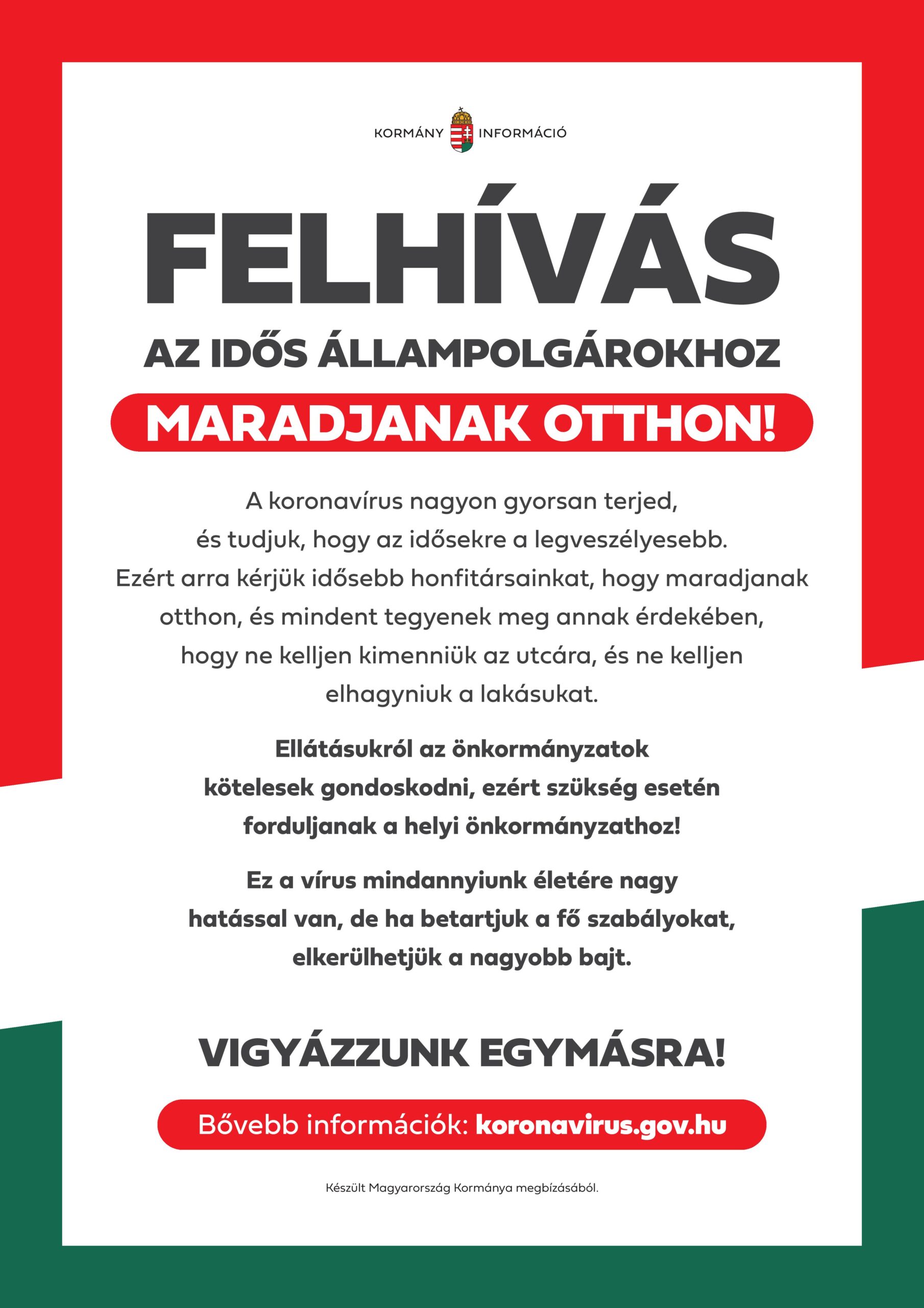 Koronavírus felhívás