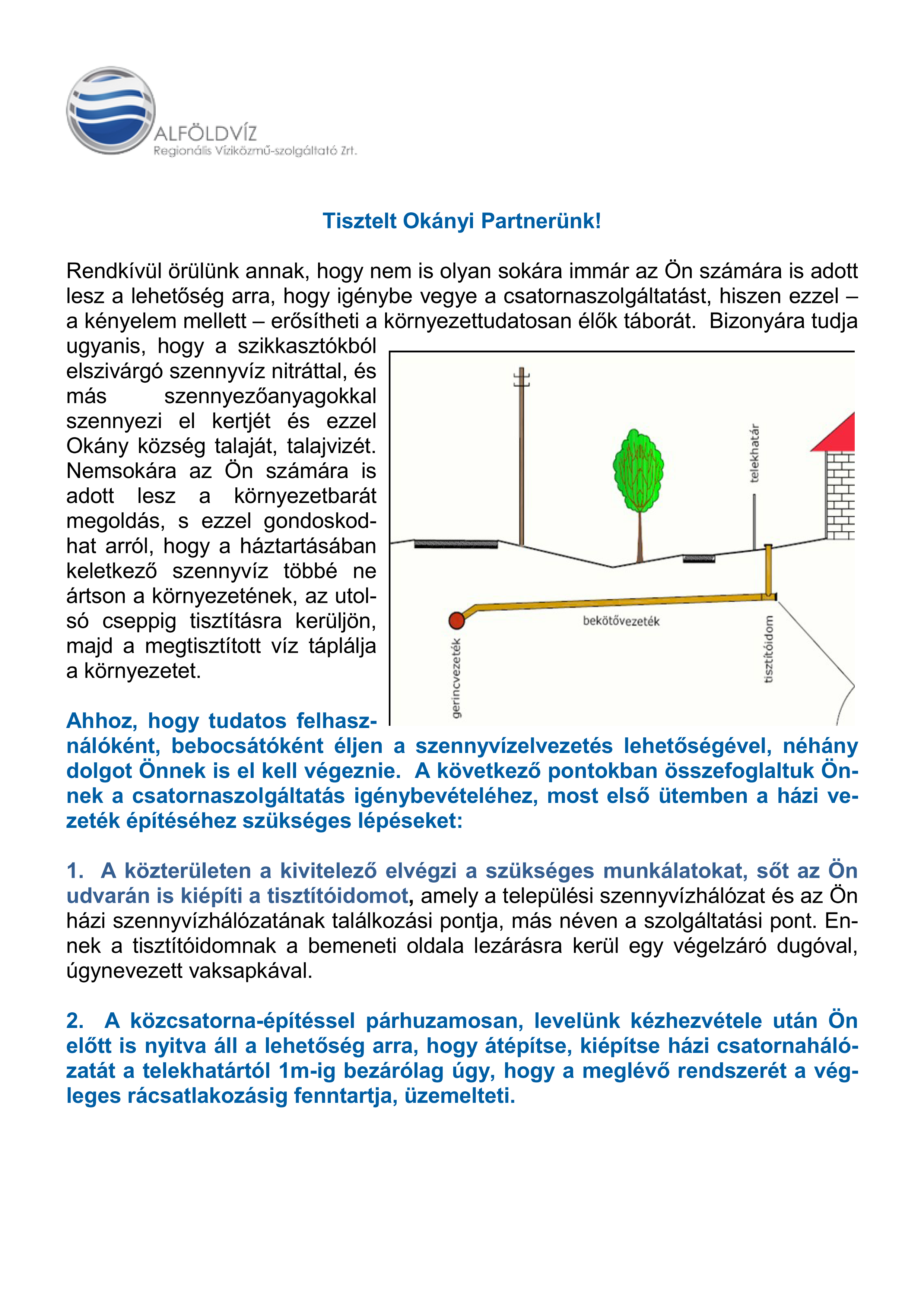 Házi vezeték építés lépései