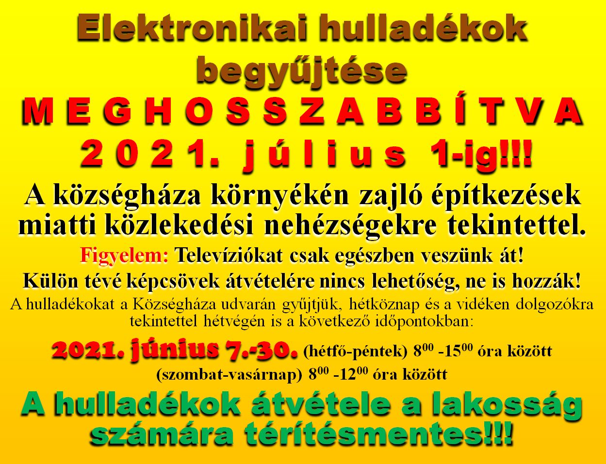 Elektronikai hulladékok begyűjtése