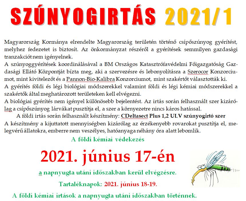 Szúnyogirtás 2021/1