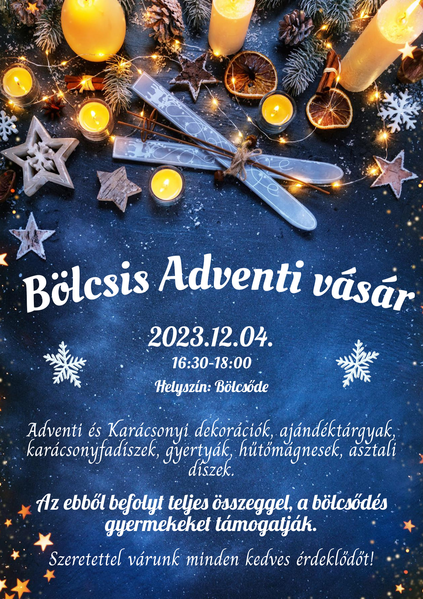 Bölcsis Adventi vásár 2023