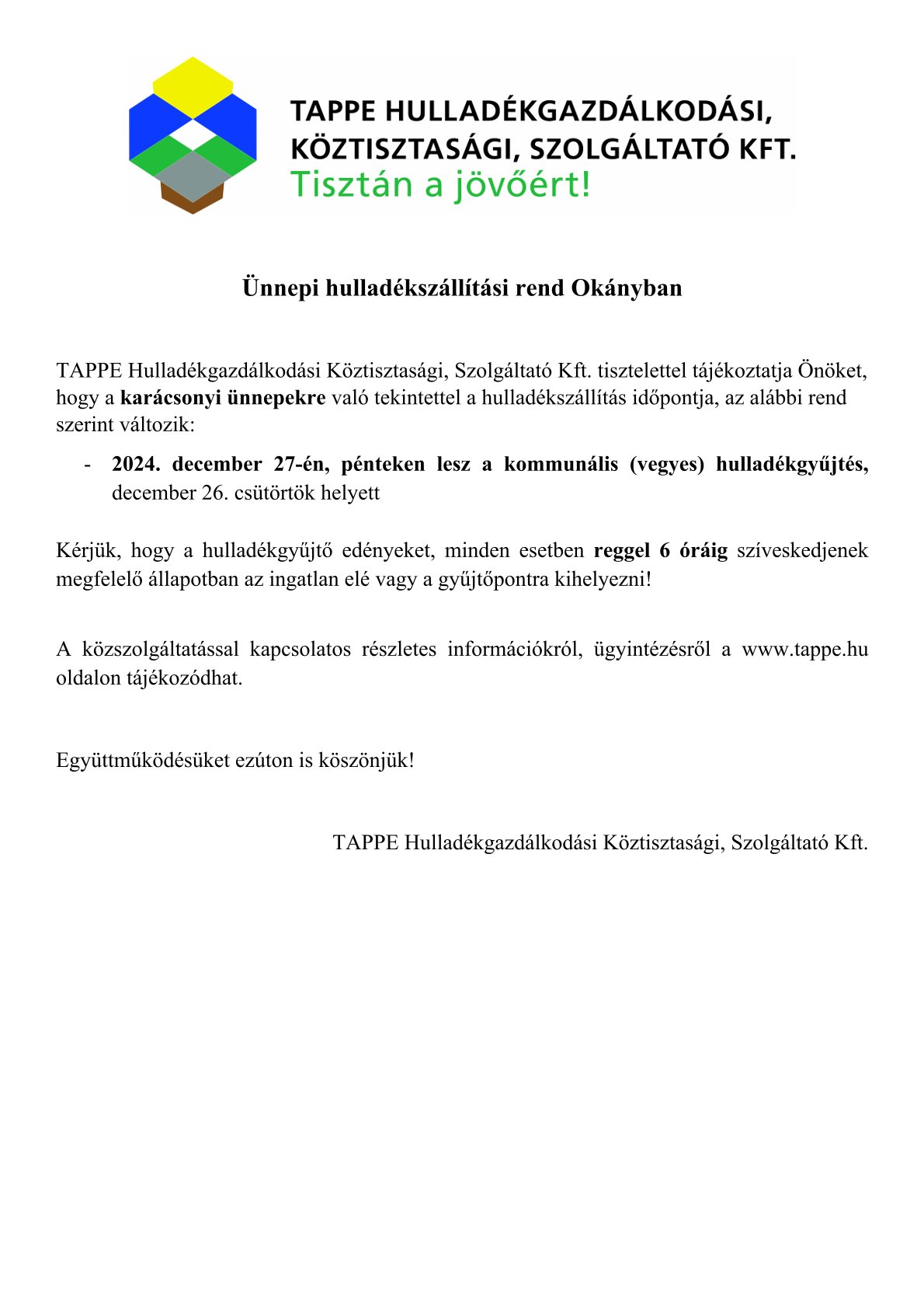unnepihulladekszallitas2024